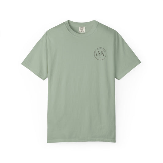 Northern Bunny Circle Logo T-Shirt | Minimal Vintage Badge Tee
