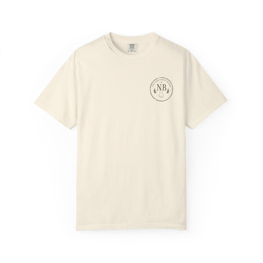 Northern Bunny Circle Logo T-Shirt | Minimal Vintage Badge Tee